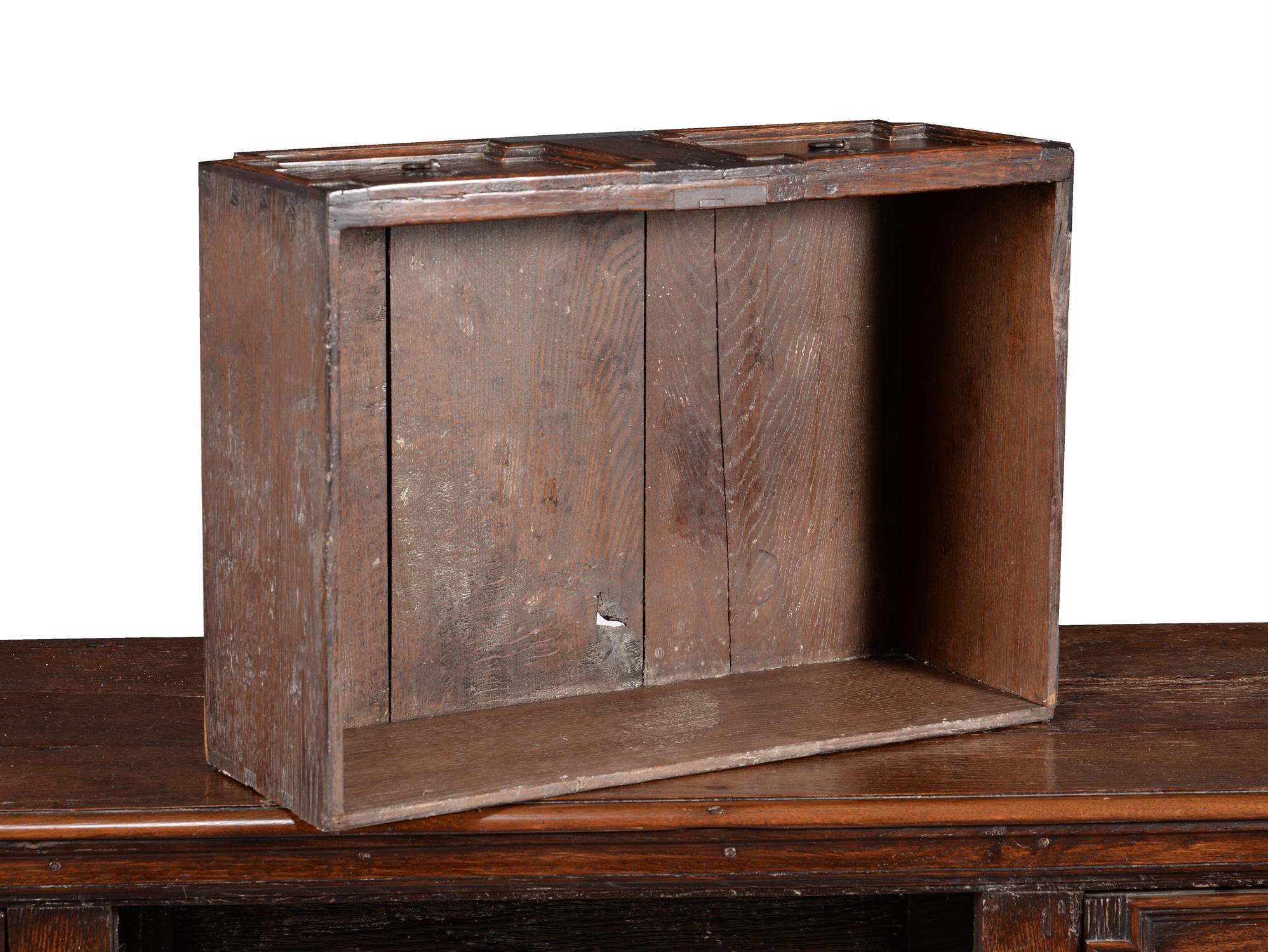 A Charles II oak dresser base, circa 1680 - Image 4 of 5