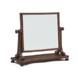 A Regency mahogany dressing mirror