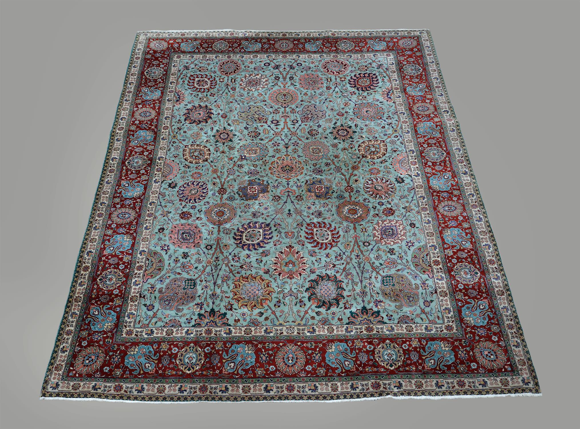 A Tabriz carpet