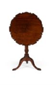 A George III mahogany tripod table