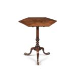 A George III mahogany tripod table