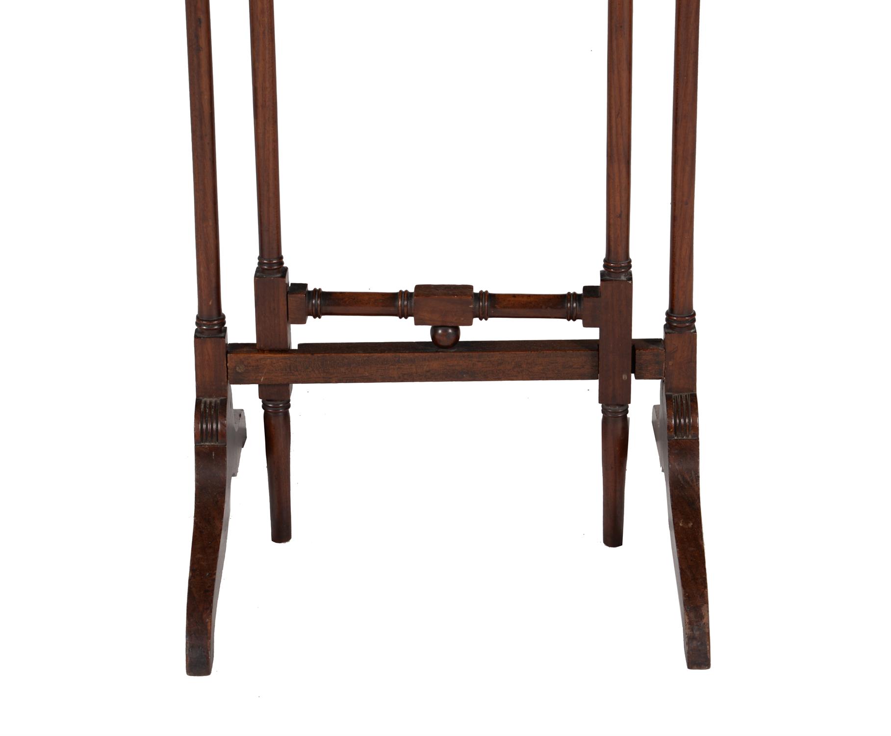 A Regency folding circular topped spider leg table - Image 4 of 5