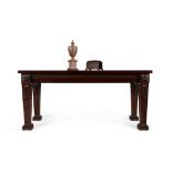 A mahogany serving table in George III style