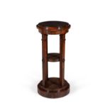 A William IV rosewood pedestal table or stand