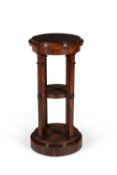 A William IV rosewood pedestal table or stand