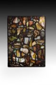 A composite stained glass panel