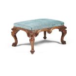Y A William IV carved rosewood stool