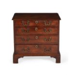 A George III mahogany chest of drawers