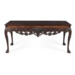 An Irish George II mahogany side table