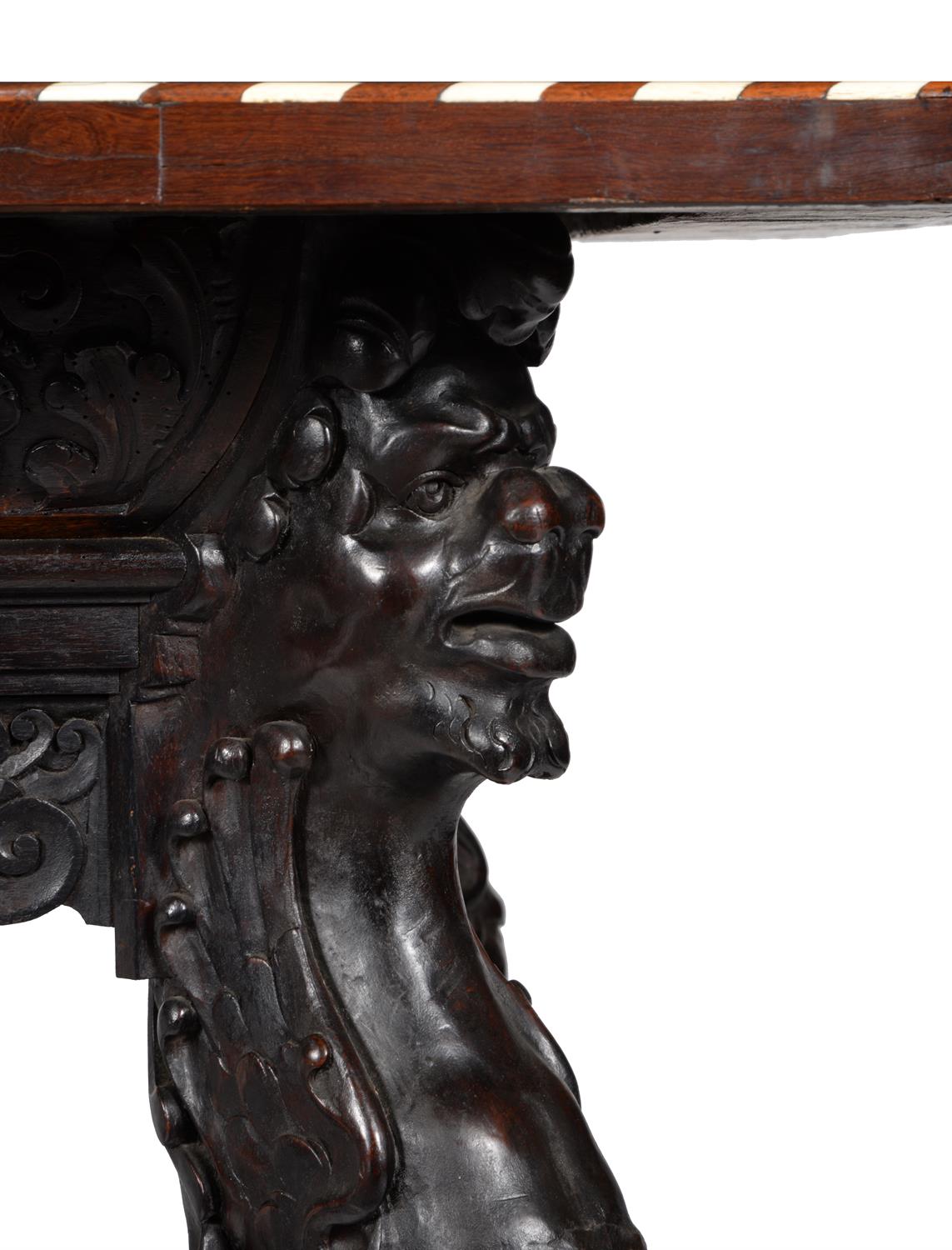 Y A Continental carved walnut - Image 5 of 5