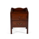 A George III mahogany night commode