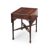 A George III mahogany Pembroke table