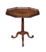 A George III mahogany tripod table