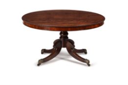 A George IV mahogany centre table