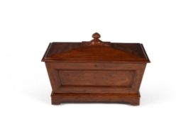 A George III mahogany wine cooler