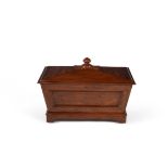 A George III mahogany wine cooler