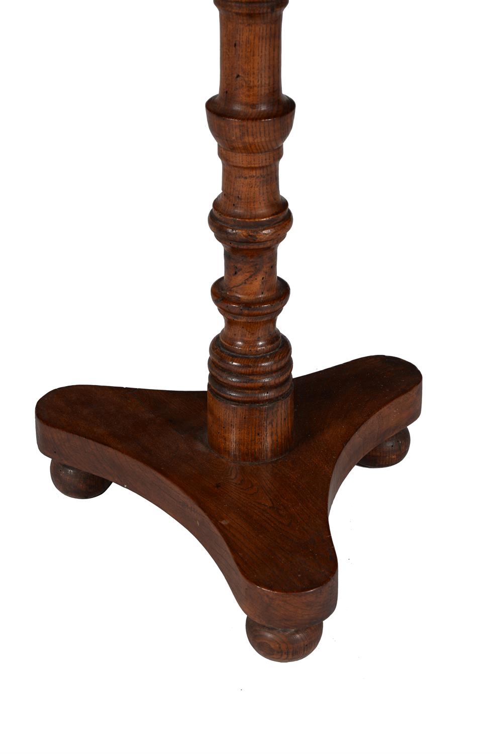 A George IV elm and burr elm octagonal pedestal table - Image 2 of 4