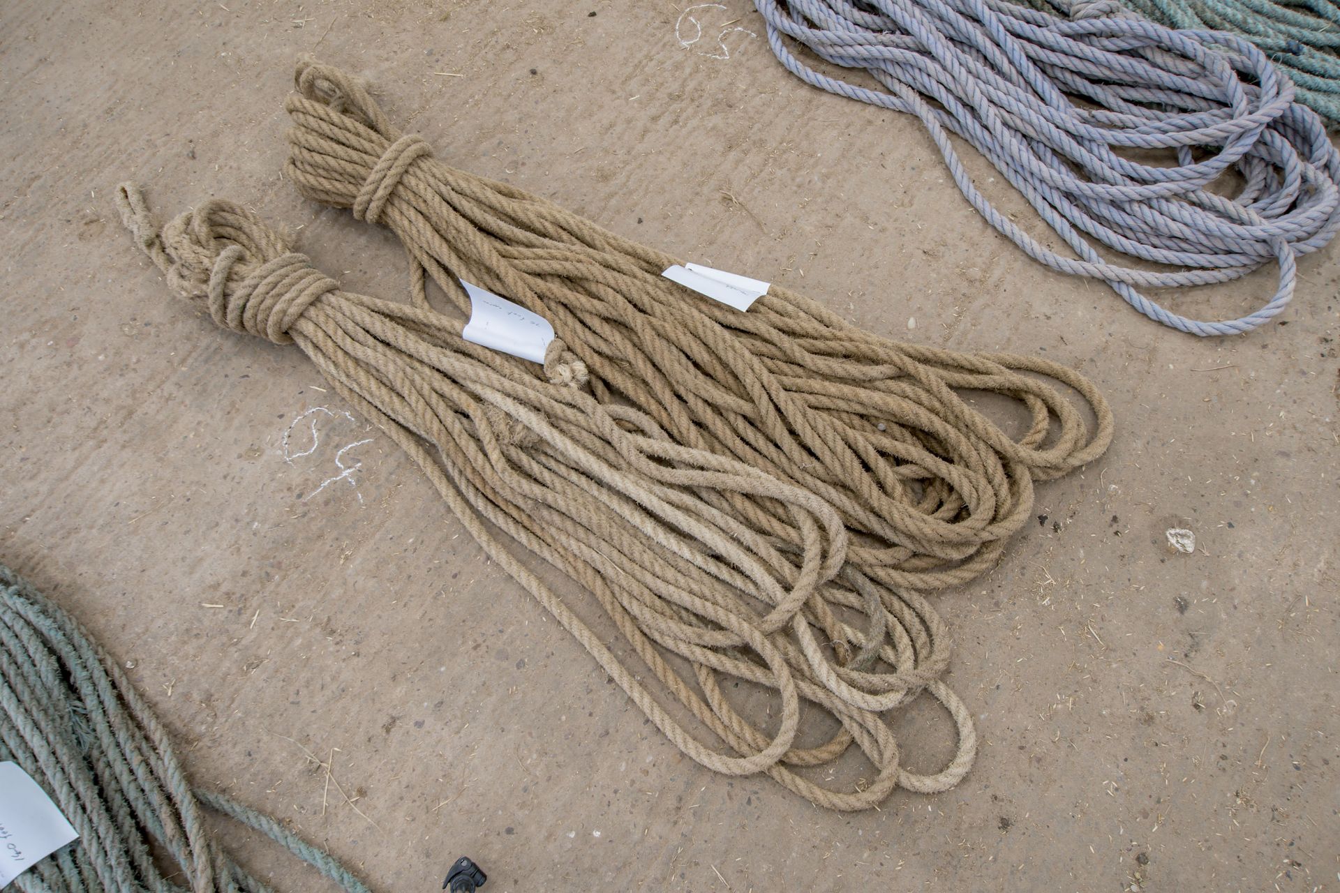 2 x sisal wagon ropes.