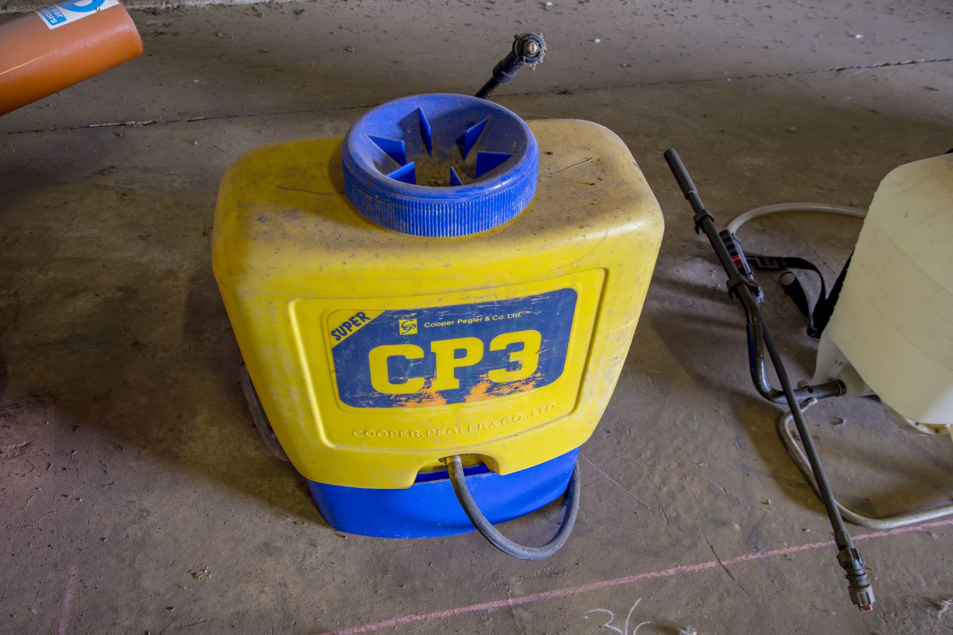 CP3 knapsack sprayer.