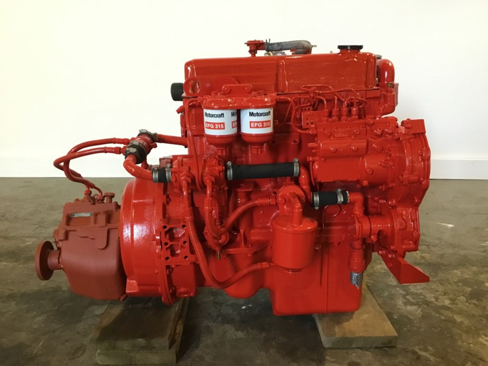 Ford 2712e Marine Diesel engine: Ford 2712E 4cyl non Turbo c/w PRM 160VRF3 Gearbox Low hours - Image 13 of 21