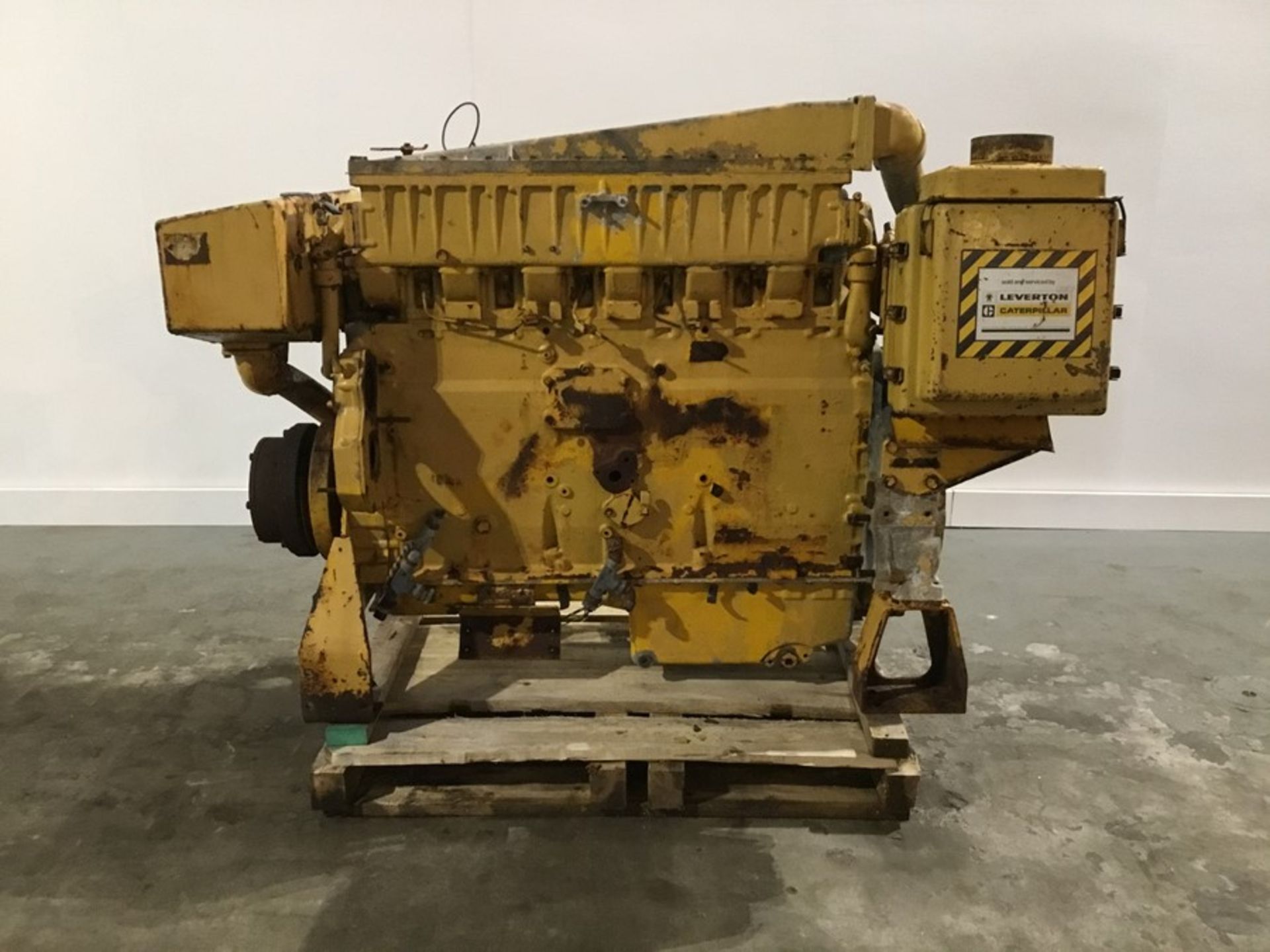 Caterpillar 3406 Marine Diesel engine: Caterpillar 3406 6cyl Turbo Serial number 91U170 Used - Image 6 of 18