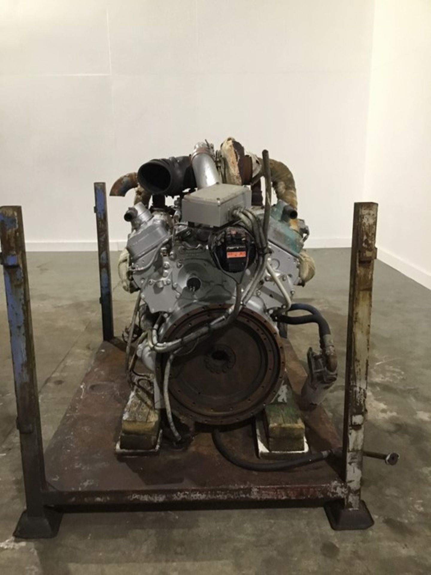 Detroit 8V92T Diesel Engine: Detroit 8v92 v8 Turbo Serial Number: 8VF-135126*8083-7400 used - Image 4 of 18