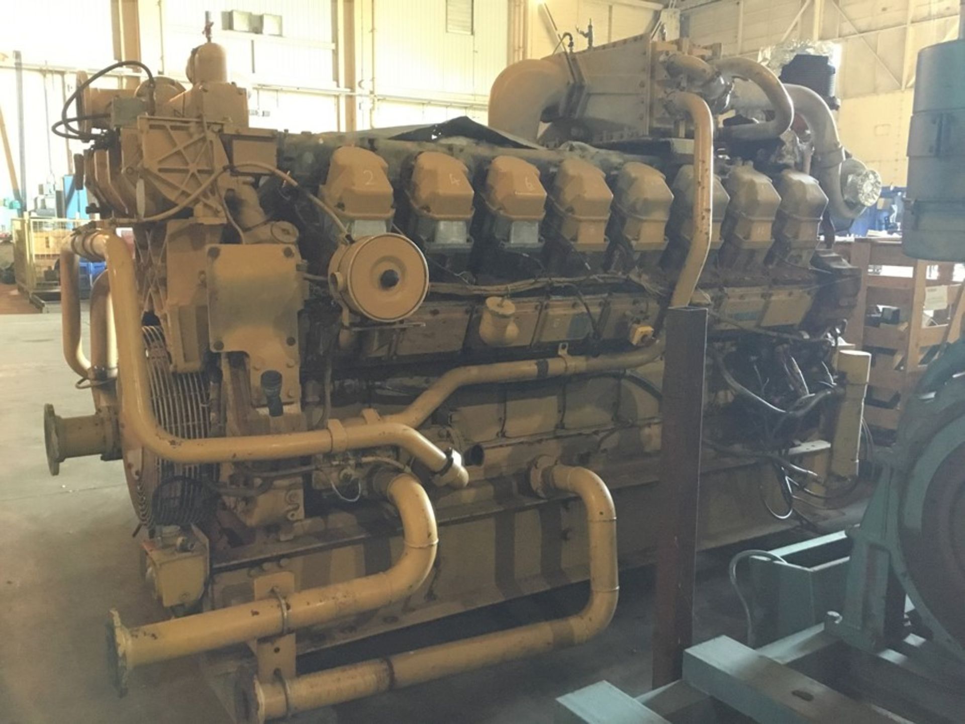 Caterpillar 3516SITA Gas Engine, serial 4EK01800 Arrangement number 11Y-6698 Used - Image 2 of 27