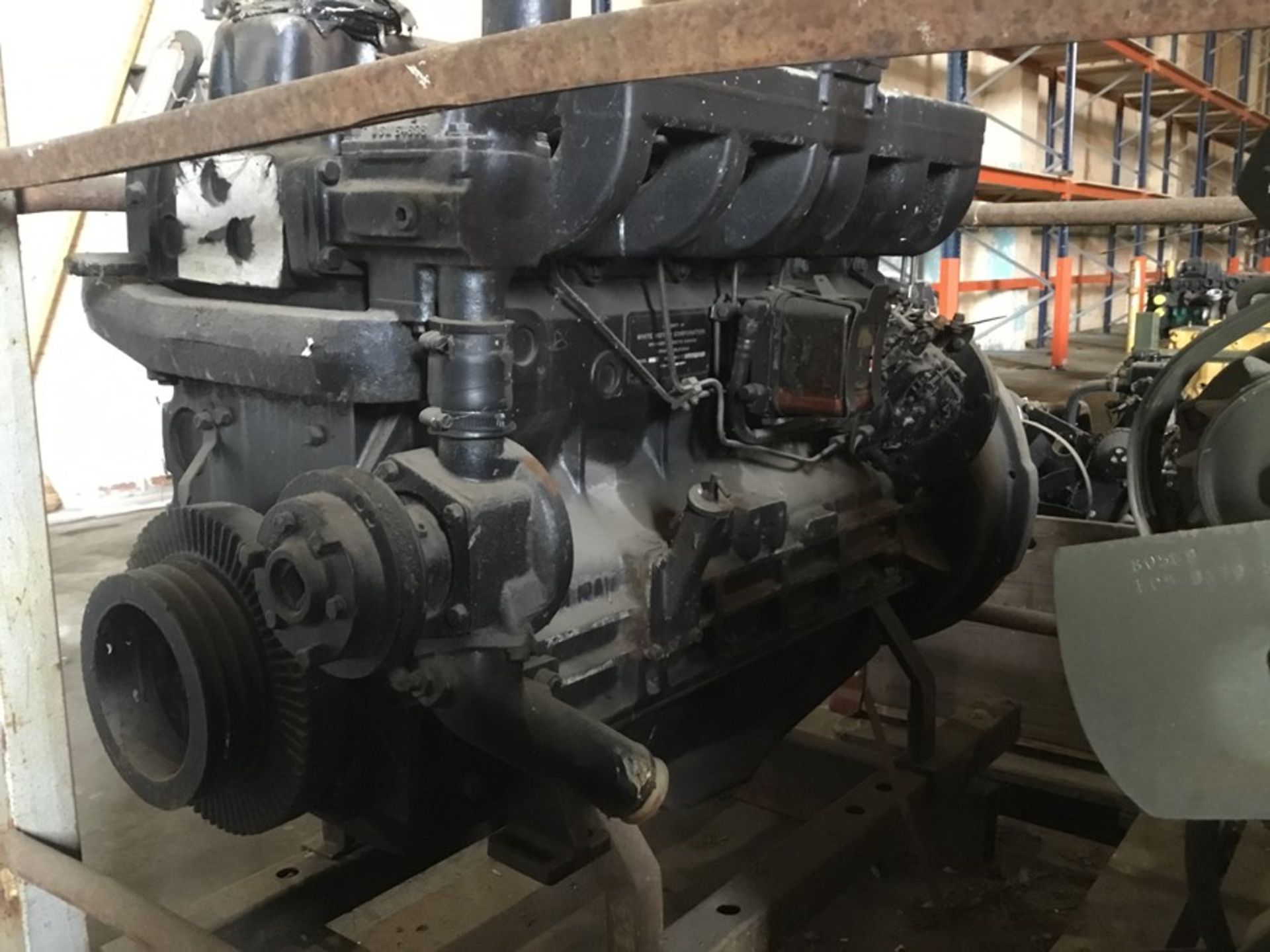 Diesel engine: Whites Motor company D4300 6cyl Non turbo Serial 4300-01