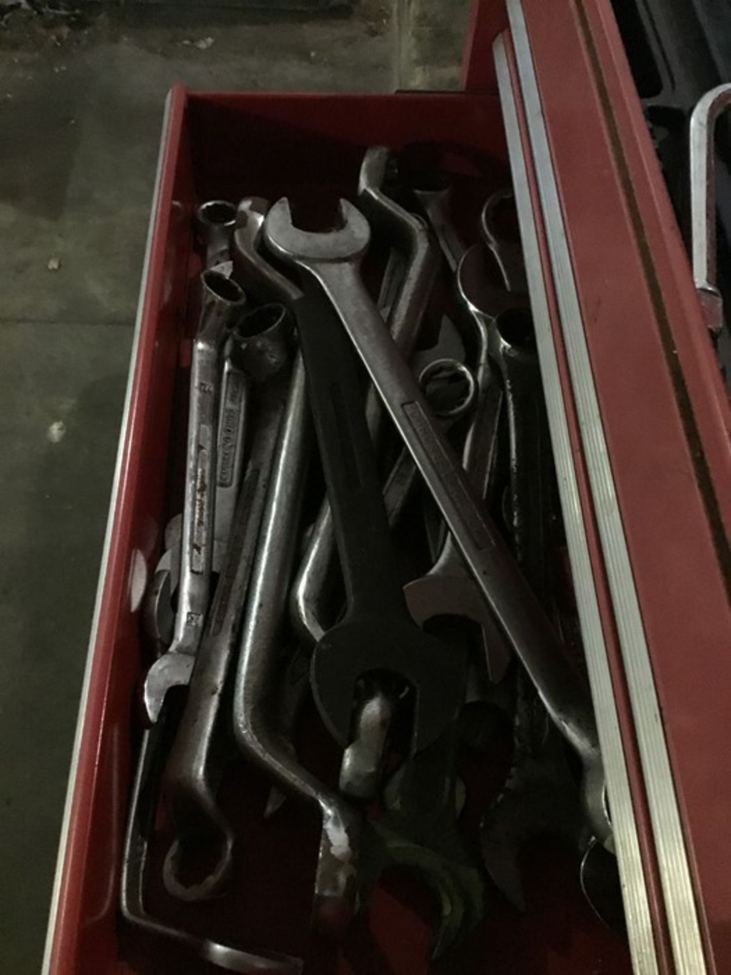 American Pro 6 draw tool box including contents of various misc. tools i.e. Spanners, Allen keys - Image 7 of 12