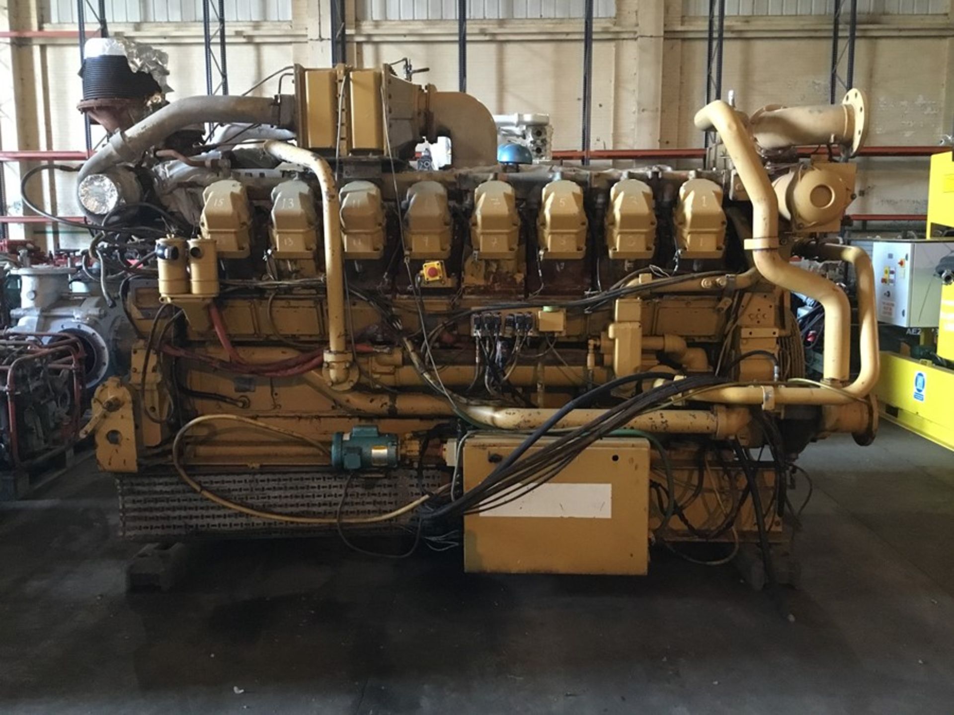 Caterpillar 3516SITA Gas Engine, serial 4EK01800 Arrangement number 11Y-6698 Used - Image 16 of 27