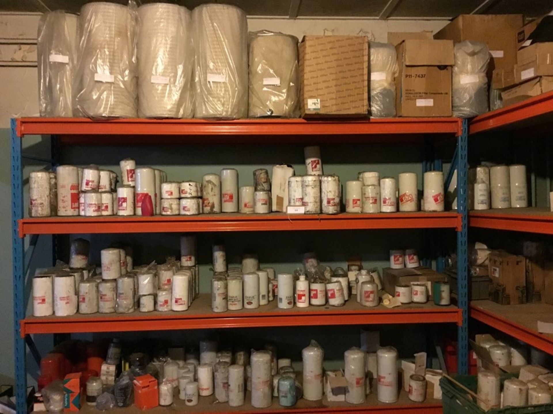 Quantity of Various filters, Air oil fuel for various engines, NB Racking not included