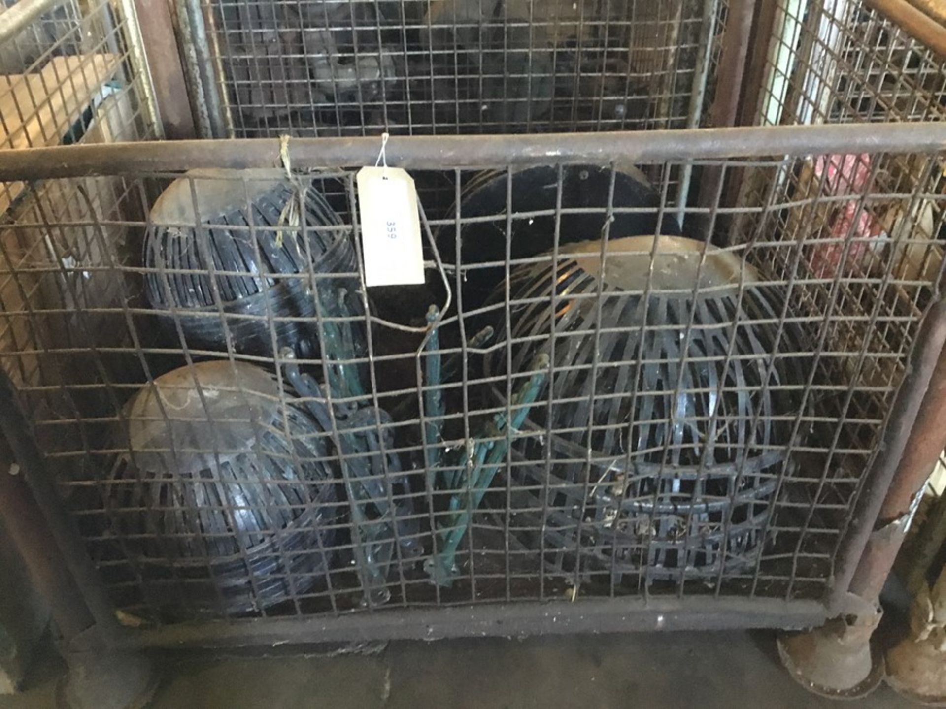 Cage containing cast Hanging baskets and window baskets - Image 2 of 12