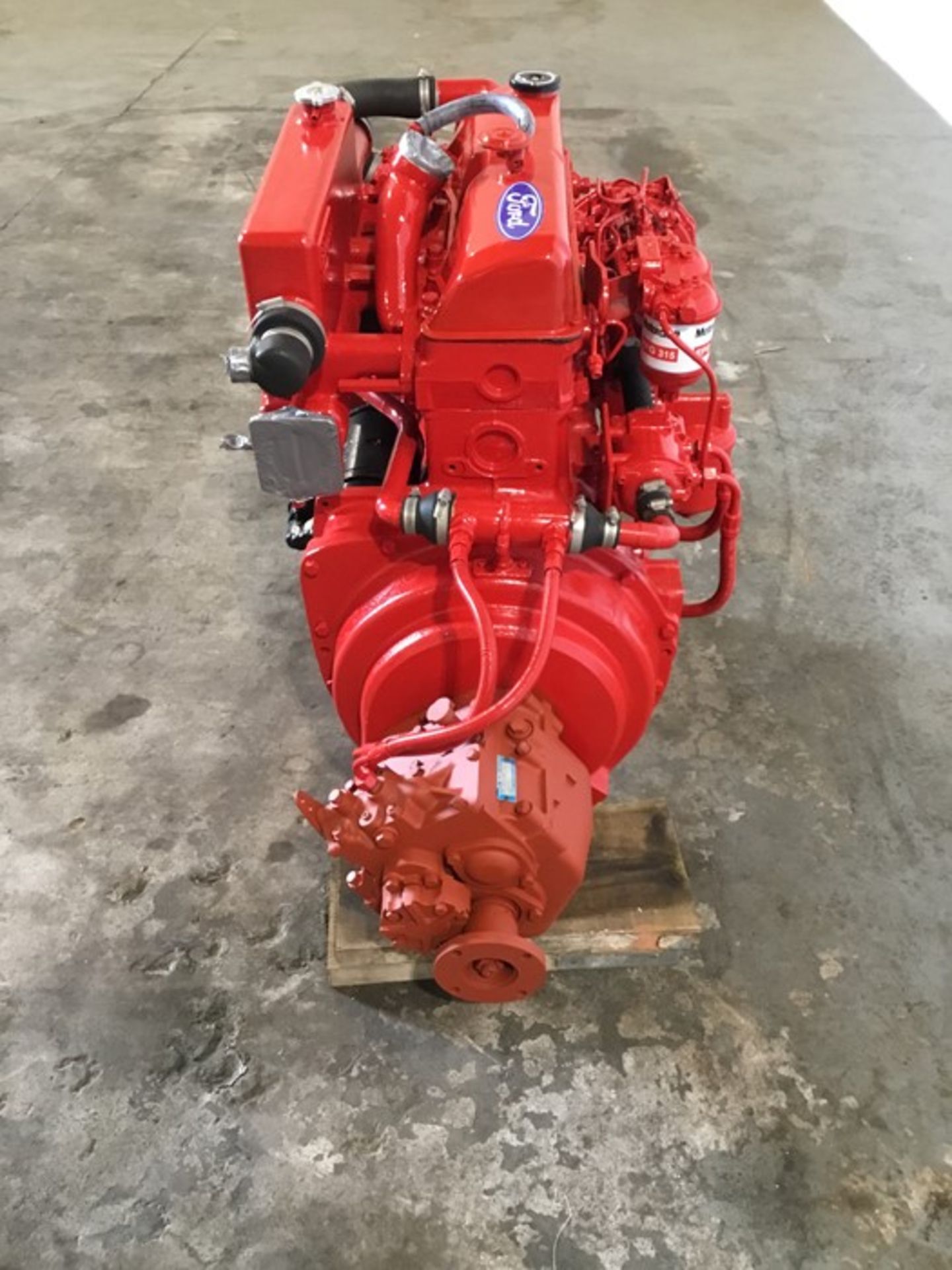 Ford 2712e Marine Diesel engine: Ford 2712E 4cyl non Turbo c/w PRM 160VRF3 Gearbox Low hours - Image 10 of 21
