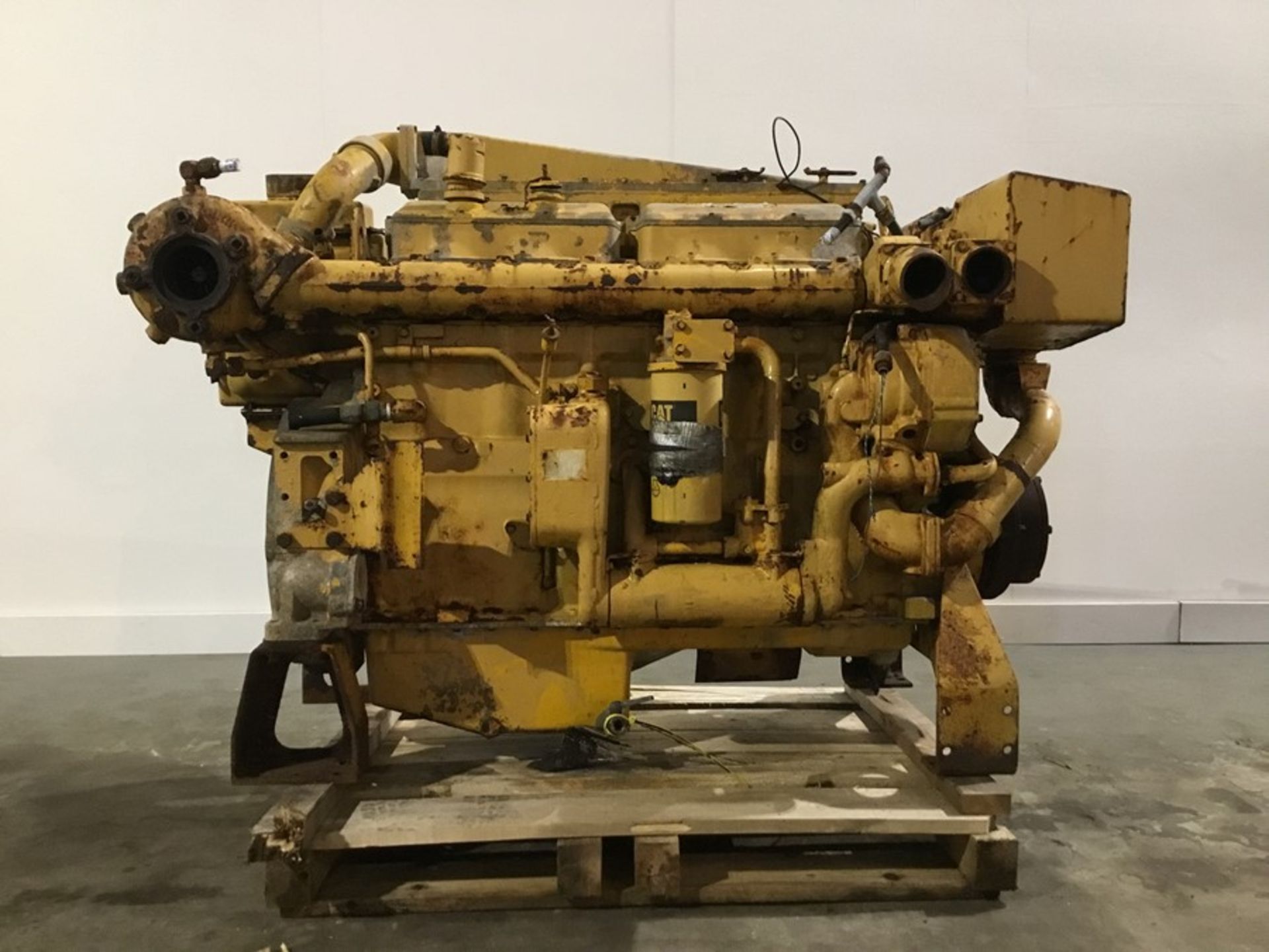 Caterpillar 3406 Marine Diesel engine: Caterpillar 3406 6cyl Turbo Serial number 91U170 Used - Image 8 of 18