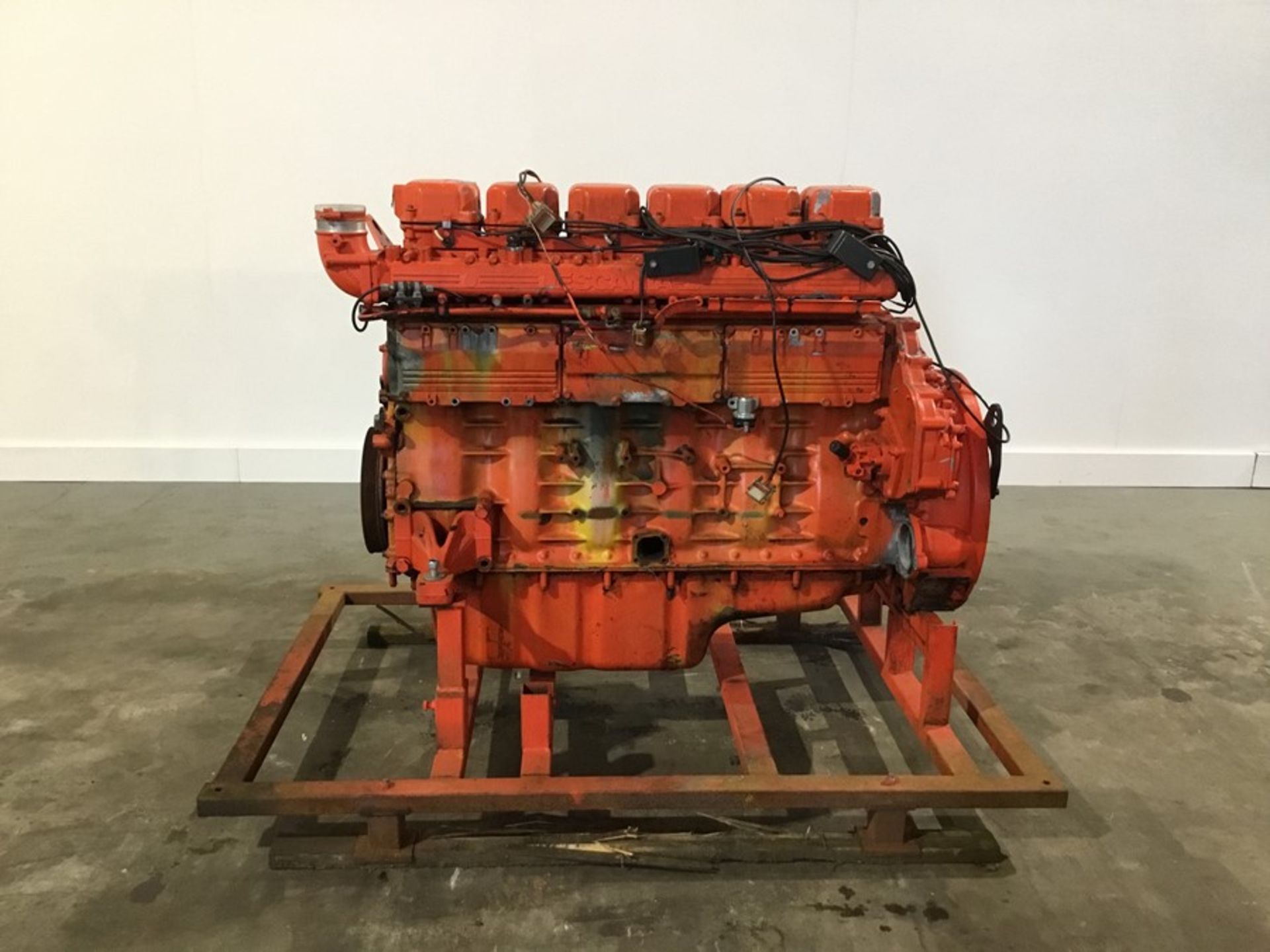 Scania DC 12 52A Diesel engine: Scania DC1252A 6Cyl Serial 6521026 377Kw @1800Rpm Used incomplete - Image 7 of 21