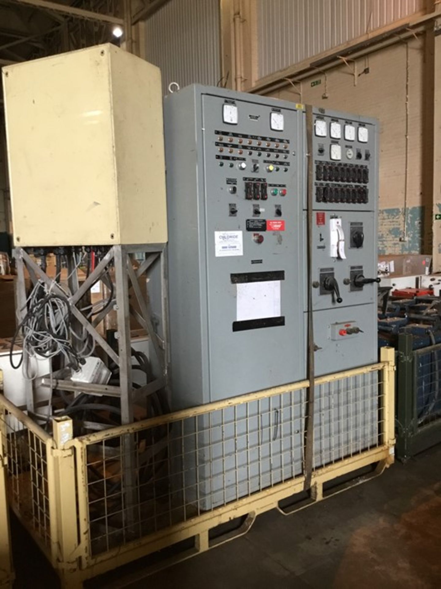 Stillage with qty1 Ex Generator Isolator Panel, 1 Misc. panel - Image 9 of 9