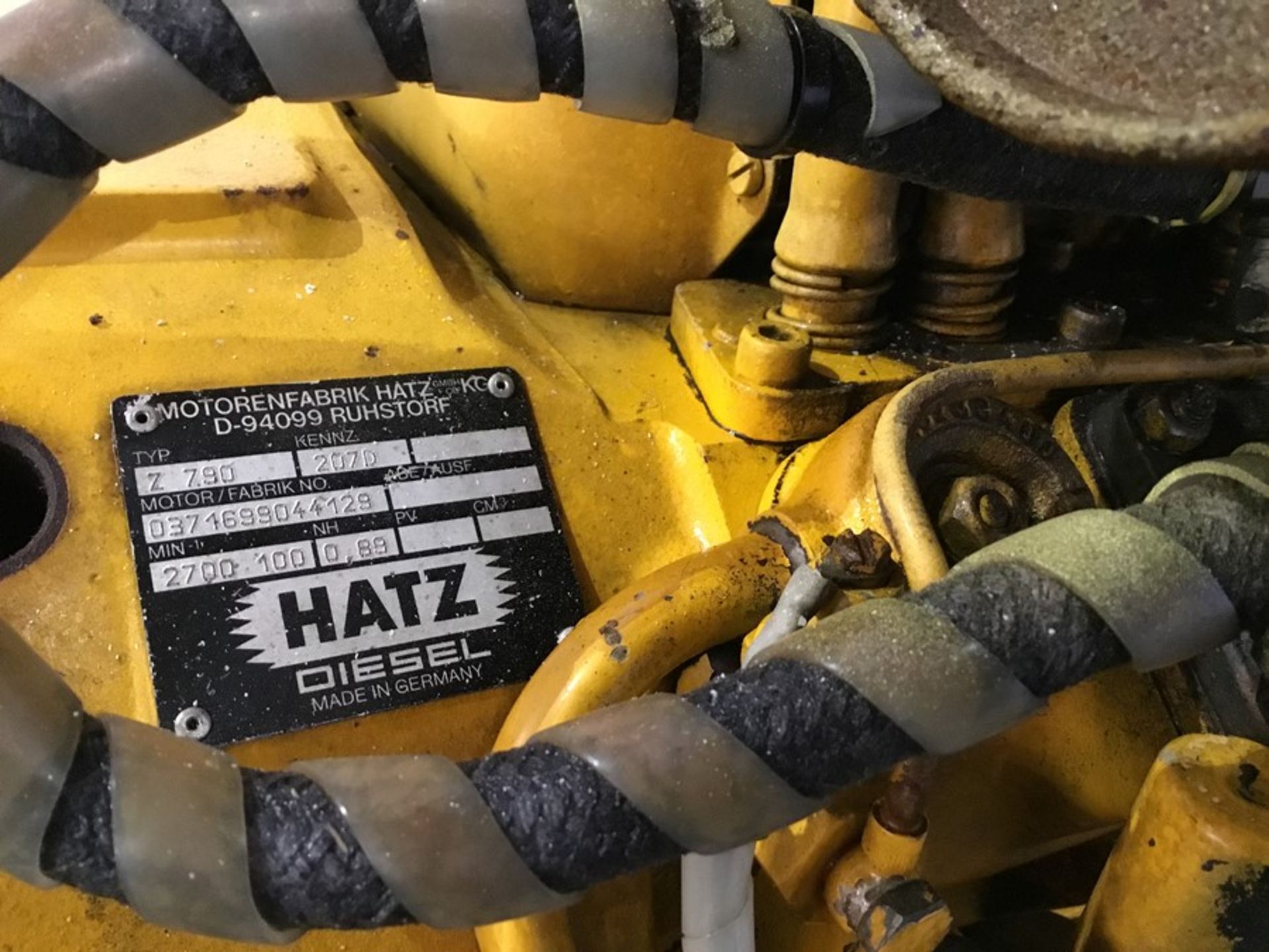 Hatz Z790-207D Diesel engine: Hatz Z790-207D, 2cyl non turbo Serial number 371699044129 - Image 10 of 15