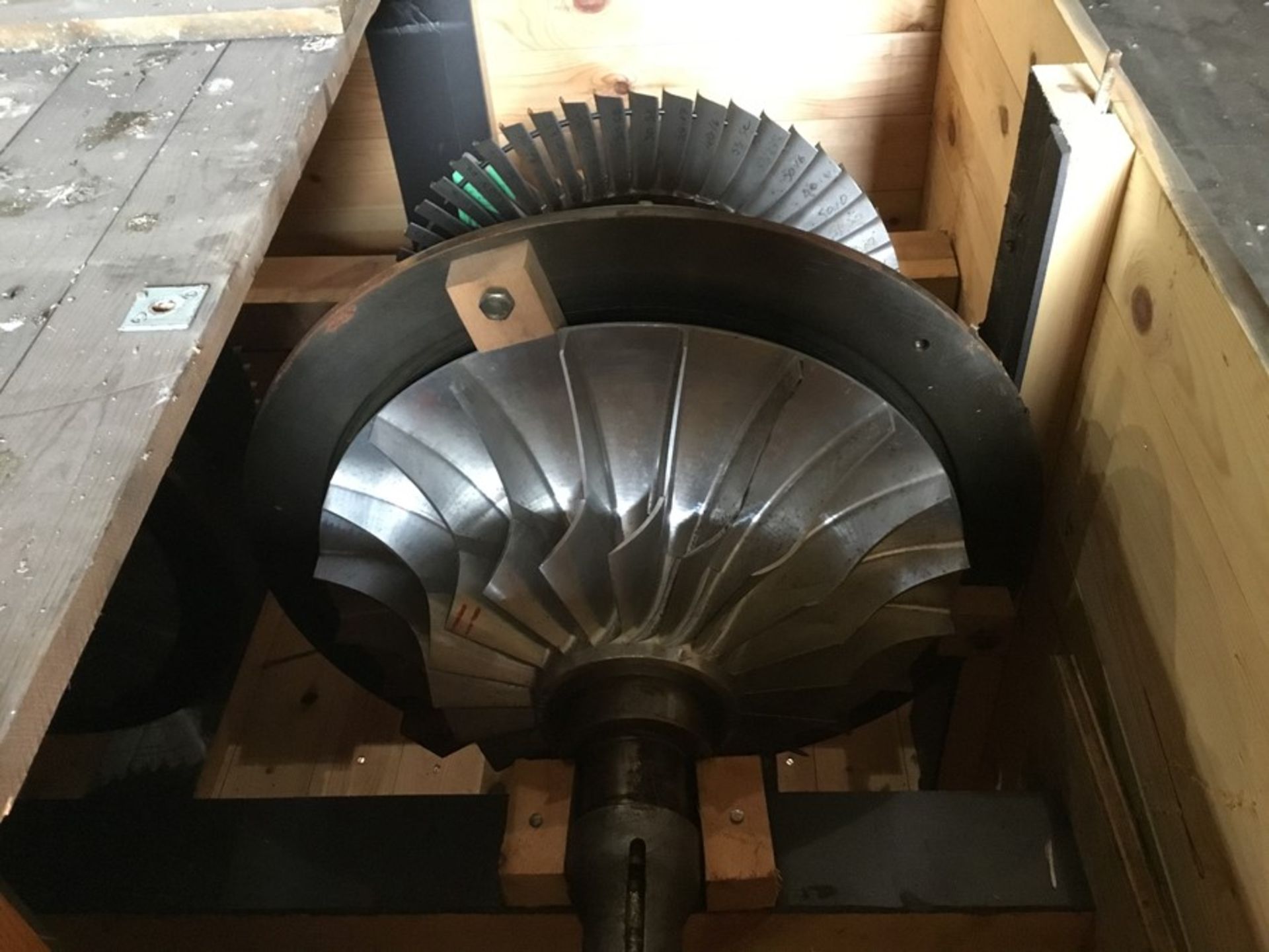 Box containing qty1 BBV VTR400 Type HTLT207301 P1M7 Turbo rotor Refurbished but held in long term - Image 12 of 18