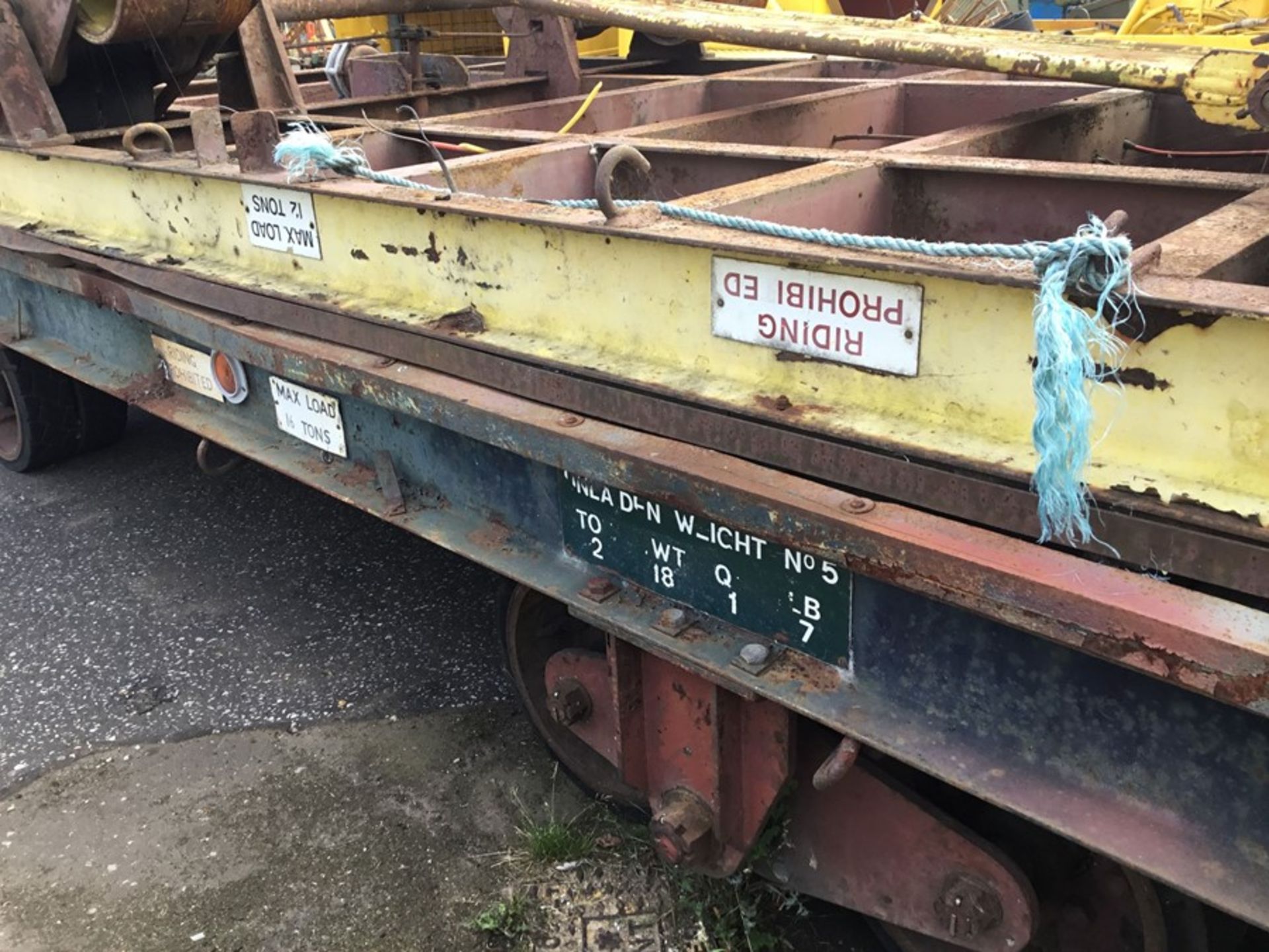 2 misc Draw bar Trailers, SWL 12tons and SWL 16tons Used - Image 2 of 4