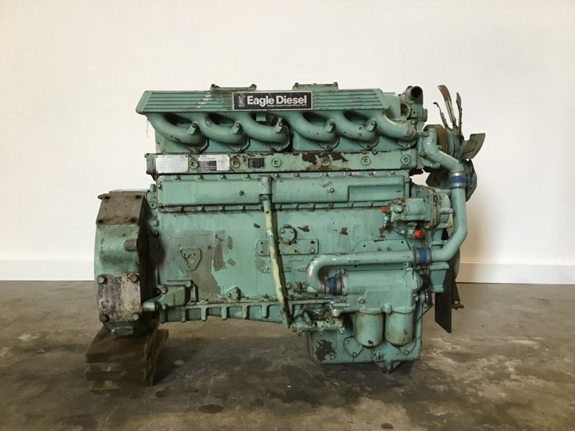 Rolls Royce E220 Diesel engine: Rolls Royce E220 6cyl serial number 628223D-1454/48614 Build - Image 8 of 18