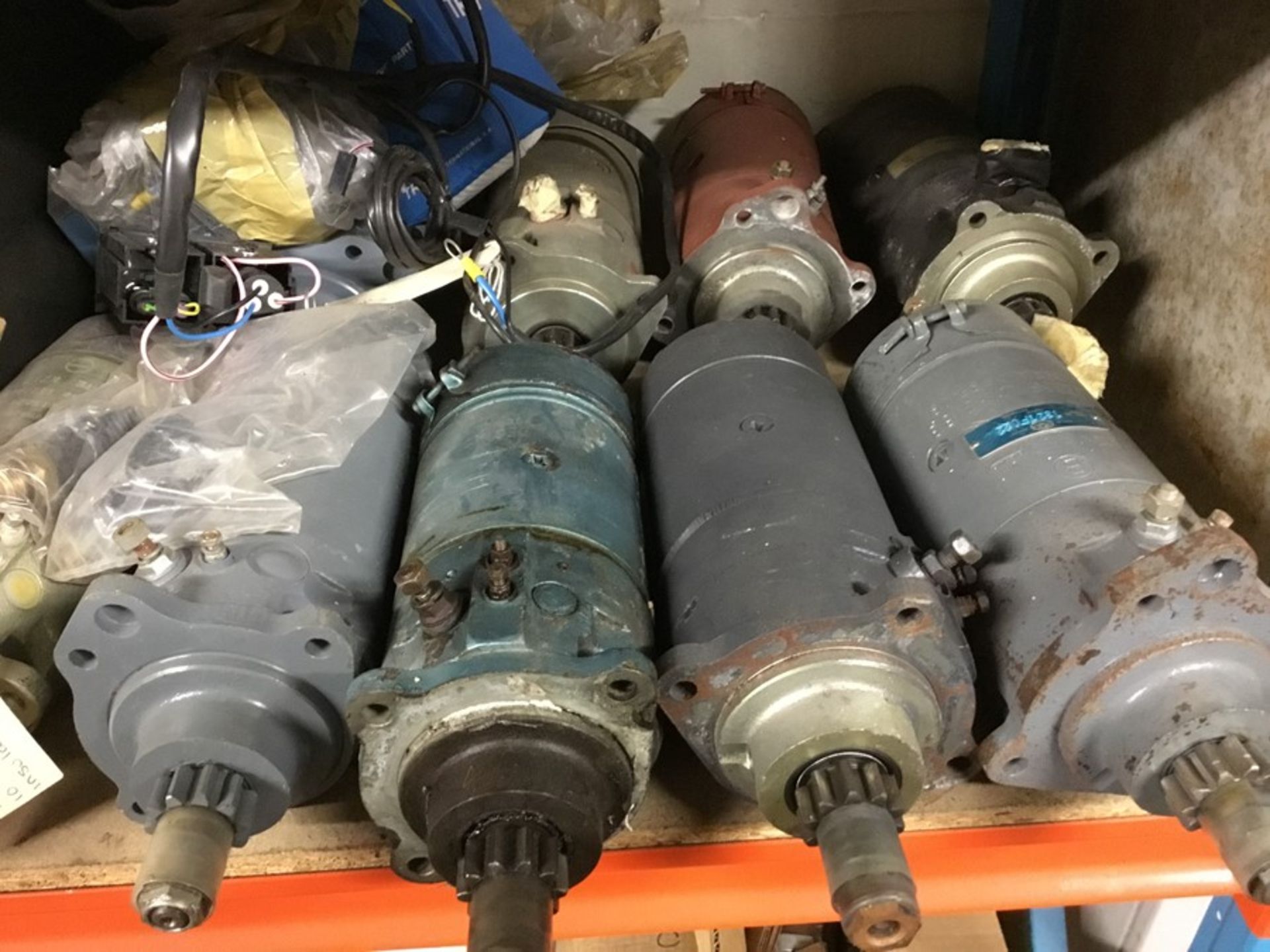 Quantity of Misc. Parts I.e. New Perkins 12 and 24 volt starter motors, Kubota starter motors, - Image 17 of 18