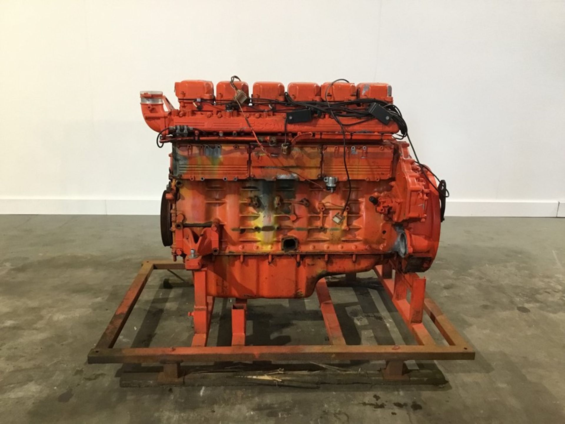 Scania DC 12 52A Diesel engine: Scania DC1252A 6Cyl Serial 6521026 377Kw @1800Rpm Used incomplete - Image 15 of 21