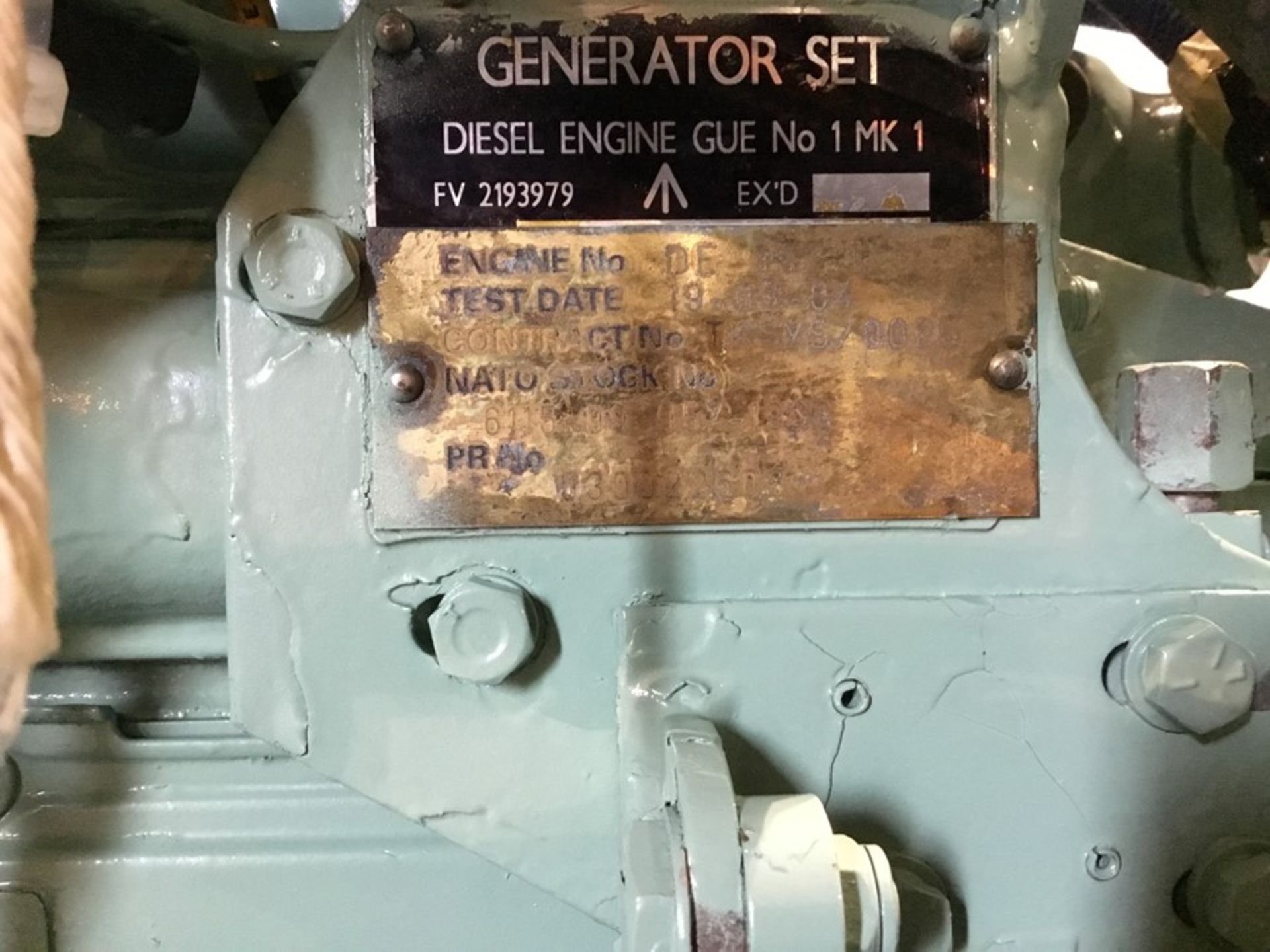 Perkins 4108 Diesel Engine: Perkins 4108 4cyl non Turbo Serial number ED22239U648117V Ex MOD - Image 5 of 21