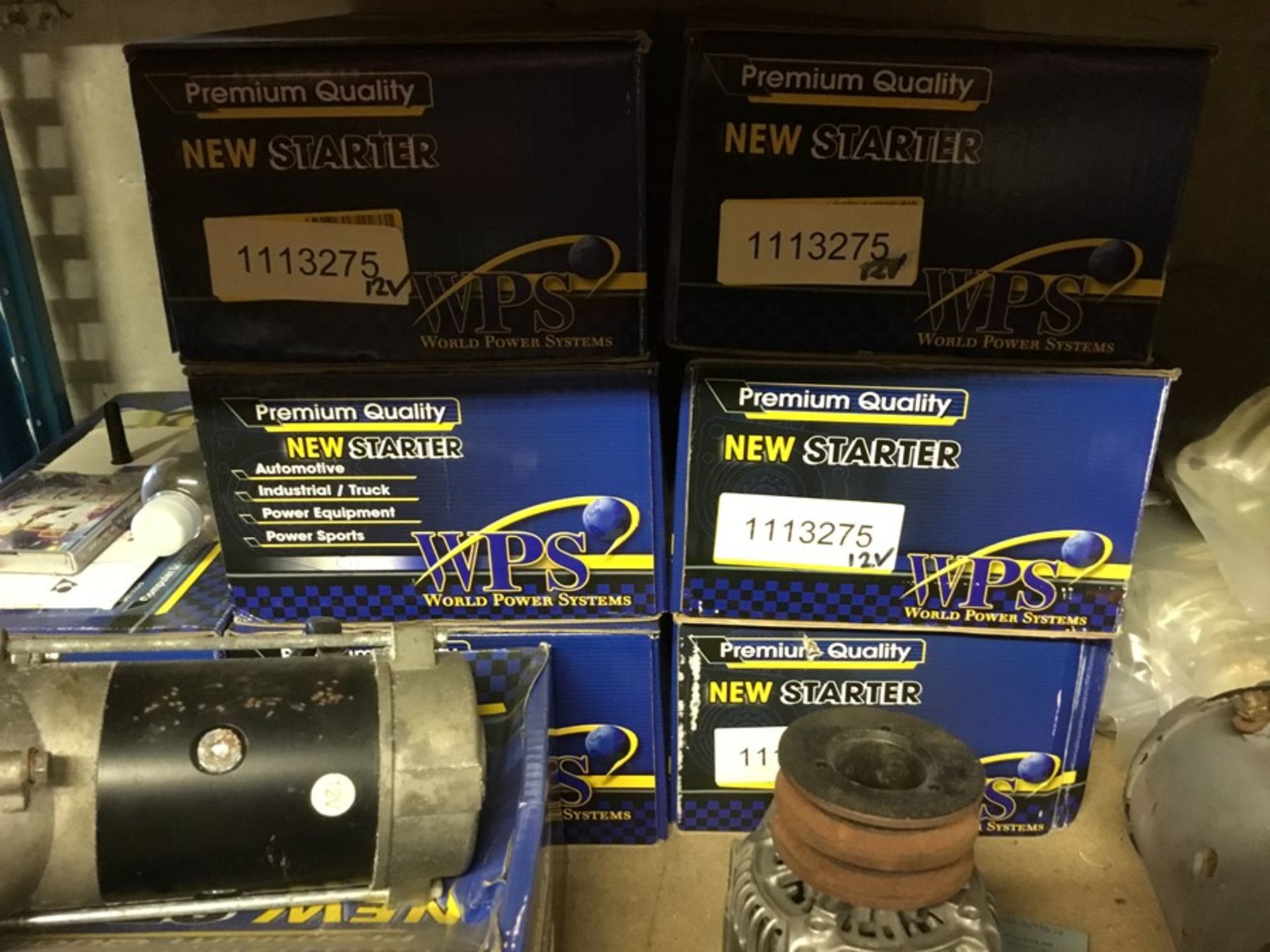 Quantity of Misc. Parts I.e. New Perkins 12 and 24 volt starter motors, Kubota starter motors, - Image 15 of 18