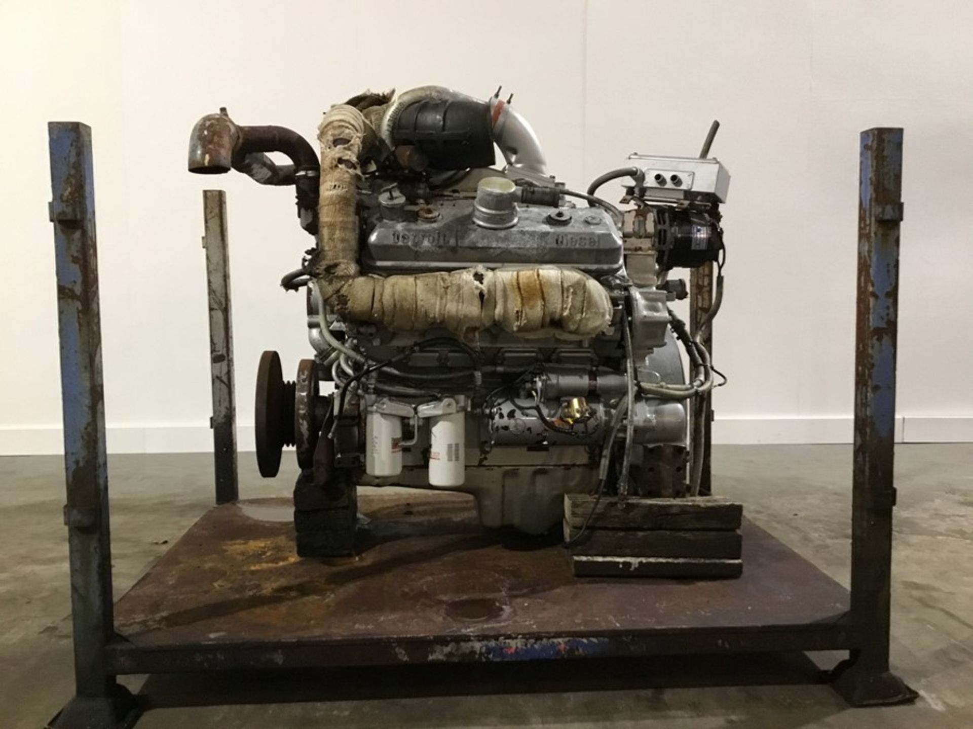 Detroit 8V92T Diesel Engine: Detroit 8v92 v8 Turbo Serial Number: 8VF-135126*8083-7400 used