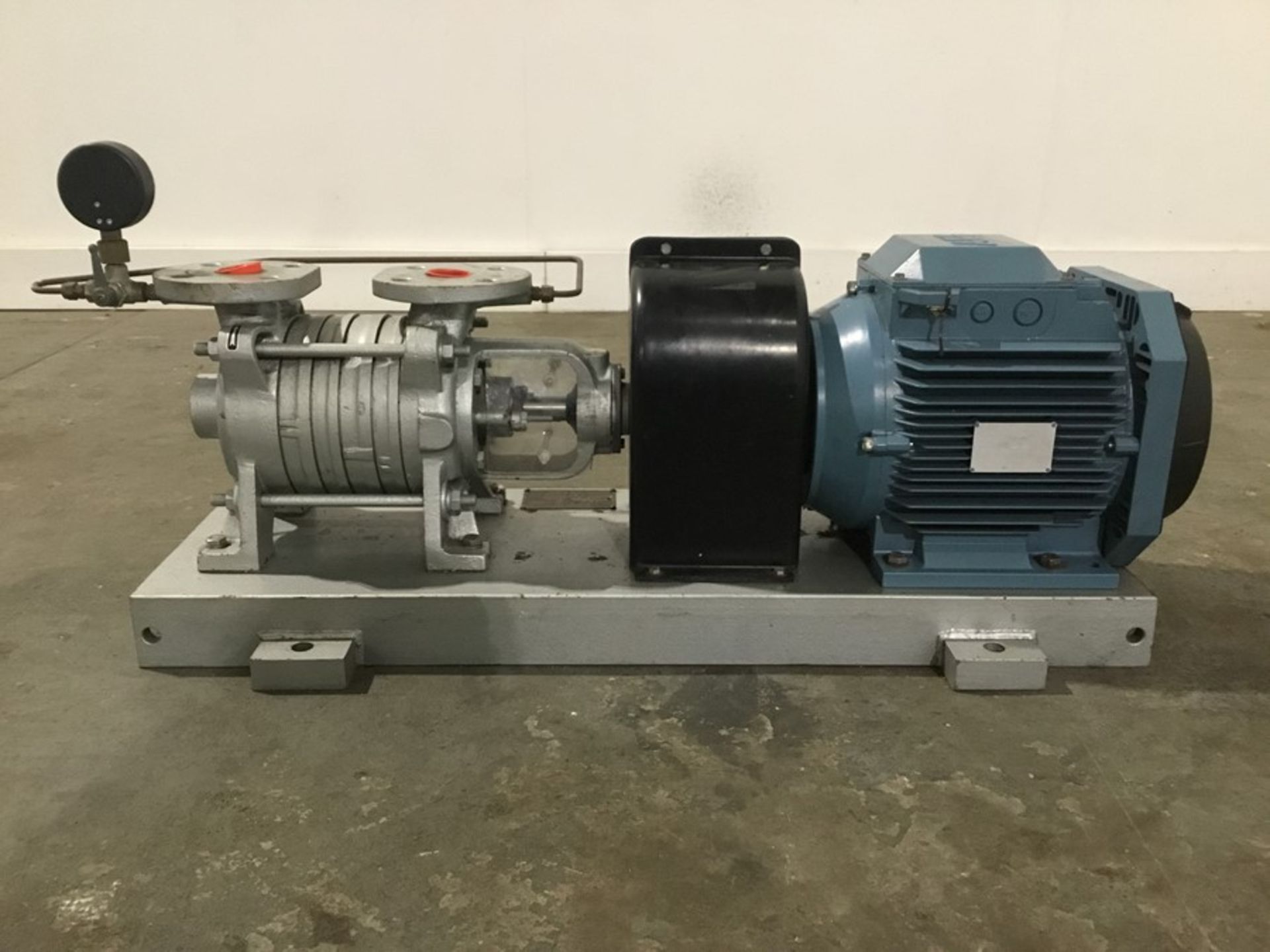 Pair of Hamworthy Model BP412 Twin stage Turbine Pump, Flow 12m3/hour - 50.0M 1750Rpm powered by ABB - Image 16 of 39