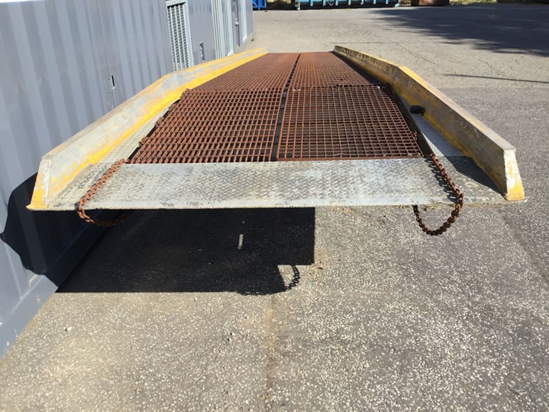 Container ramp: Copperloy Model AS18-70I84-36PL, capacity 18,000lbs width inner 70 width outer 84 - Image 7 of 10