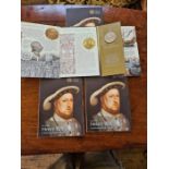 3 x 2009 Henry VIII £5 coin in presentation pack.