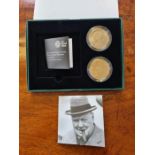 3 x Royal Mint 50th Anniversary of the death of Sir Winston Churchill 1965-2015, 2 coin set in