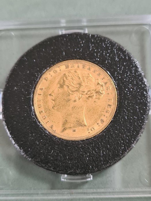 1877 full gold sovereign. - Image 3 of 3